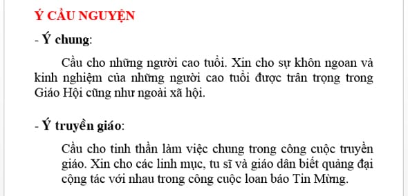Phân Công Phụng Vụ tháng 02/2014