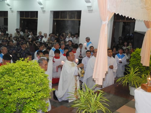 Thánh Lễ Tiệc Ly và Chầu Thánh Thể 2014