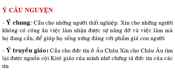 Phân Công Phụng Vụ tháng 6/2014