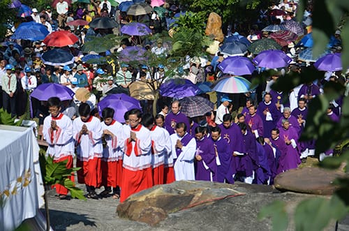 Hình Ảnh Thánh Lễ Khai Mạc Mùa Chay tại Núi Sọ, An Ngãi – 23/02/2015