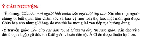 Phân Công Phụng Vụ tháng 02/2016