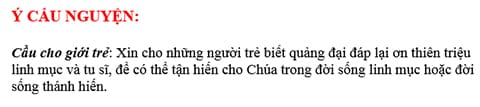Phân Công Phụng Vụ Tháng 4/2017