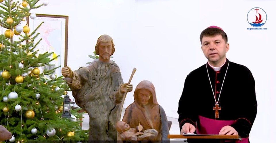 Đức Tổng Giám mục Marek Zalewski gởi lời chúc Giáng Sinh đến tín hữu Việt Nam