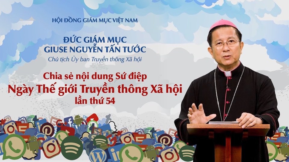 ĐGM chủ tịch Ủy ban Truyền Thông xã hội trình bày về Sứ điệp Ngày Thế giới Truyền thông xã hội 54