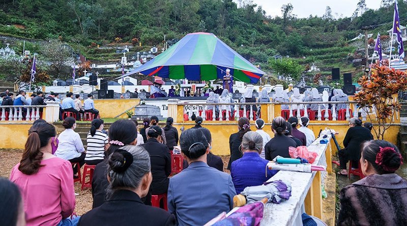 Thánh lễ cầu cho các tín hữu đã qua đời tại Đất Thánh An Ngãi
