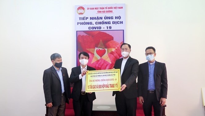 Caritas Việt Nam chung tay ủng hộ chống dịch Covid-19 tại thành phố Chí Linh