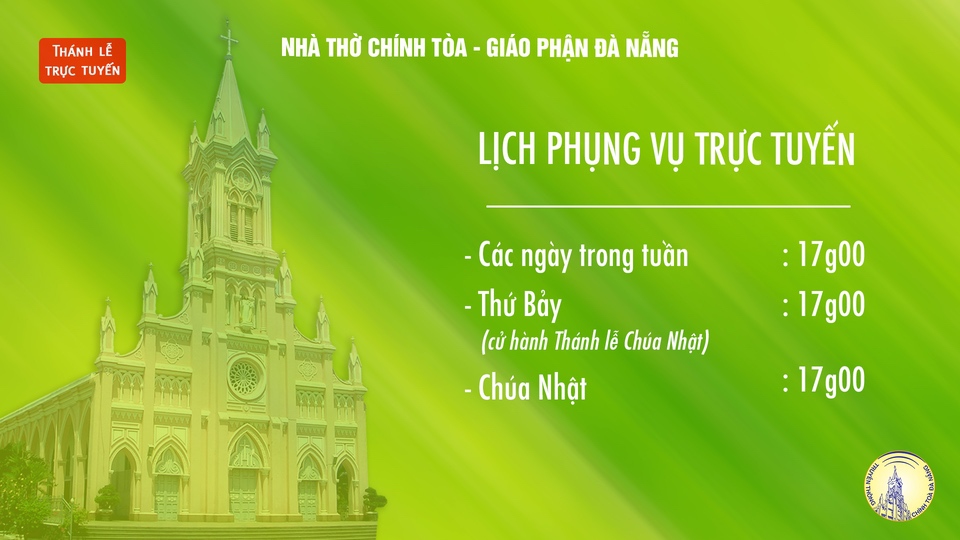 Phụng vụ Thánh lễ trực tuyến tuần XXII Thường niên 28/8/2021