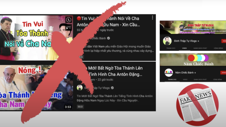 HĐGM Việt Nam thông báo tin giả liên quan đến “Toà Thánh lên tiếng về cha Antôn Đặng Hữu Nam”